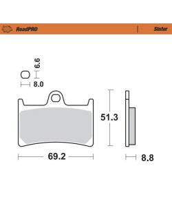 BRAKE PAD SINTER FRONT