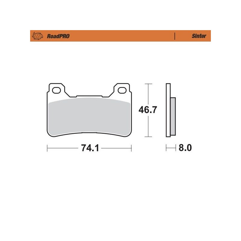 BRAKE PAD SINTER FRONT