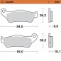 BRAKE PAD SINTER REAR