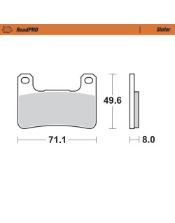 BRAKE PAD SINTER FRONT