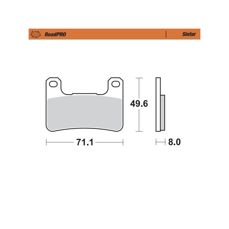 BRAKE PAD SINTER FRONT