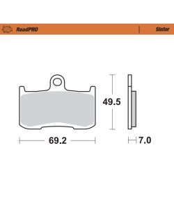 BRAKE PAD SINTER FRONT