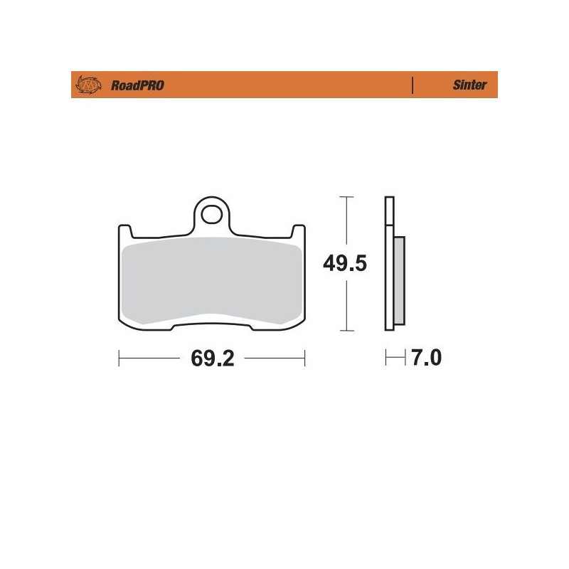 BRAKE PAD SINTER FRONT