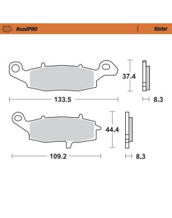 BRAKE PAD SINTER FRONT