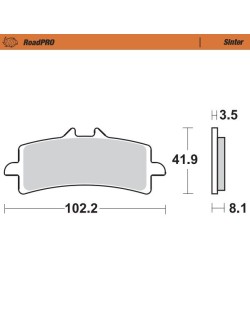 BRAKE PAD SINTER FRONT