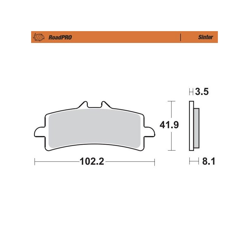 BRAKE PAD SINTER FRONT