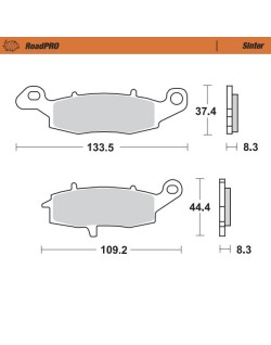 BRAKE PAD SINTER FRONT