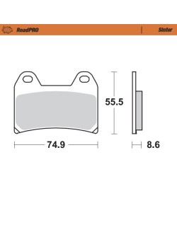 BRAKE PAD SINTER FRONT
