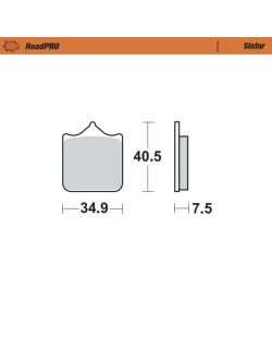 BRAKE PAD SINTER FRONT