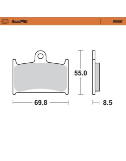 BRAKE PAD SINTER FRONT