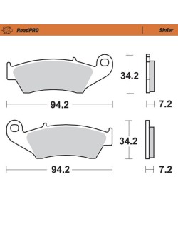 BRAKE PAD SINTER FRONT