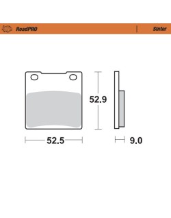 BRAKE PAD SINTER REAR