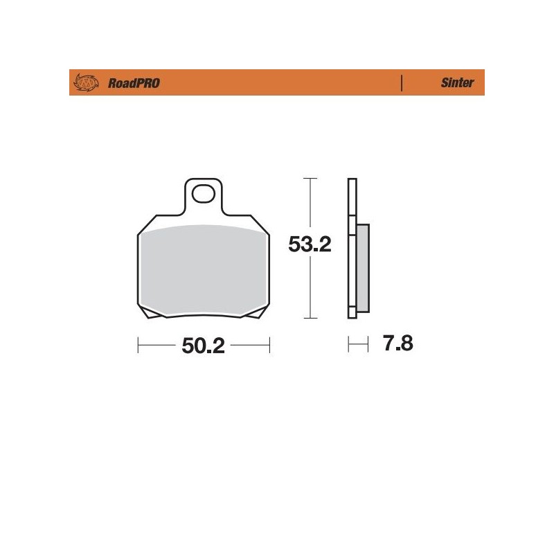 BRAKE PAD SINTER REAR