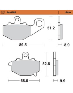 BRAKE PAD SINTER REAR
