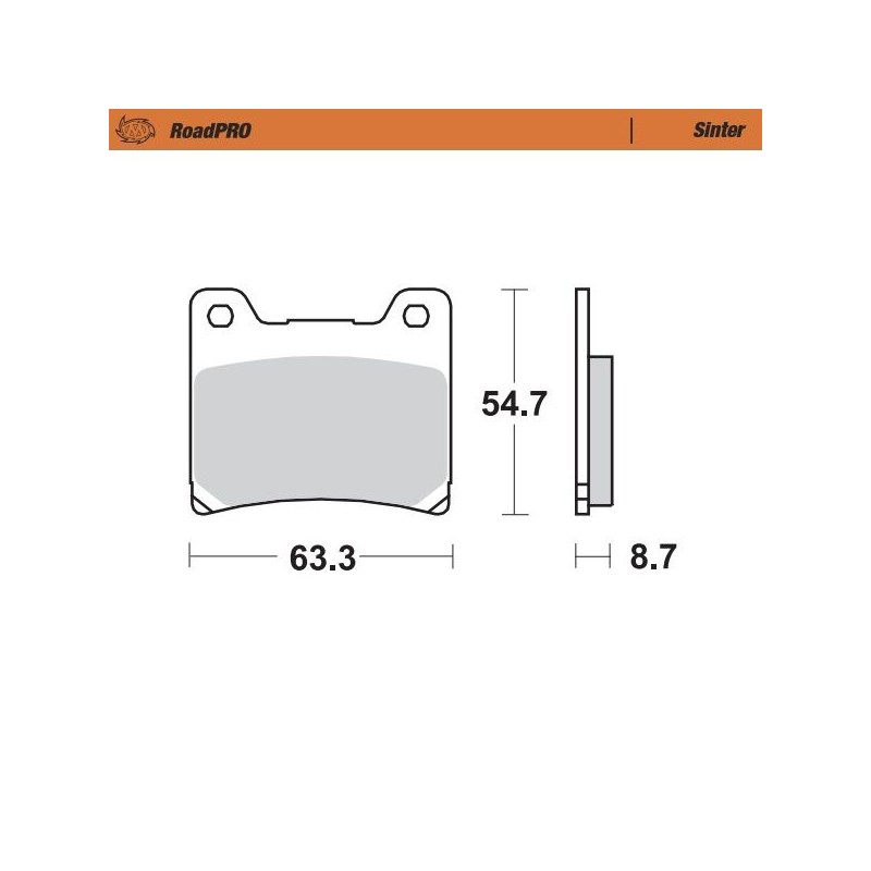 BRAKE PAD SINTER REAR