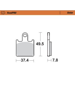 BRAKE PAD SINTER FRONT