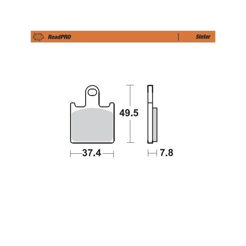 BRAKE PAD SINTER FRONT
