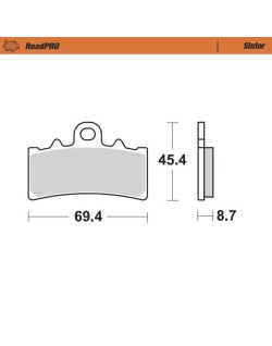 BRAKE PAD SINTER FRONT