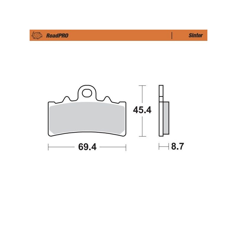 BRAKE PAD SINTER FRONT