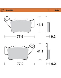 BRAKE PAD SINTER REAR