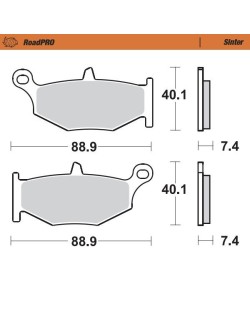 BRAKE PAD SINTER REAR