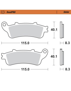 BRAKE PAD SINTER REAR