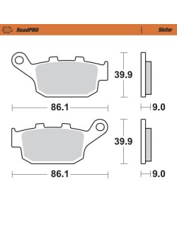 BRAKE PAD SINTER REAR