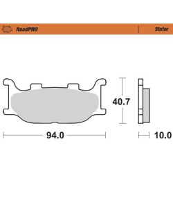 BRAKE PAD SINTER FRONT