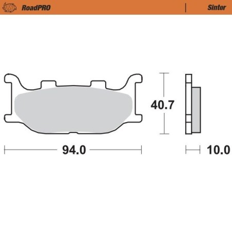 BRAKE PAD SINTER FRONT