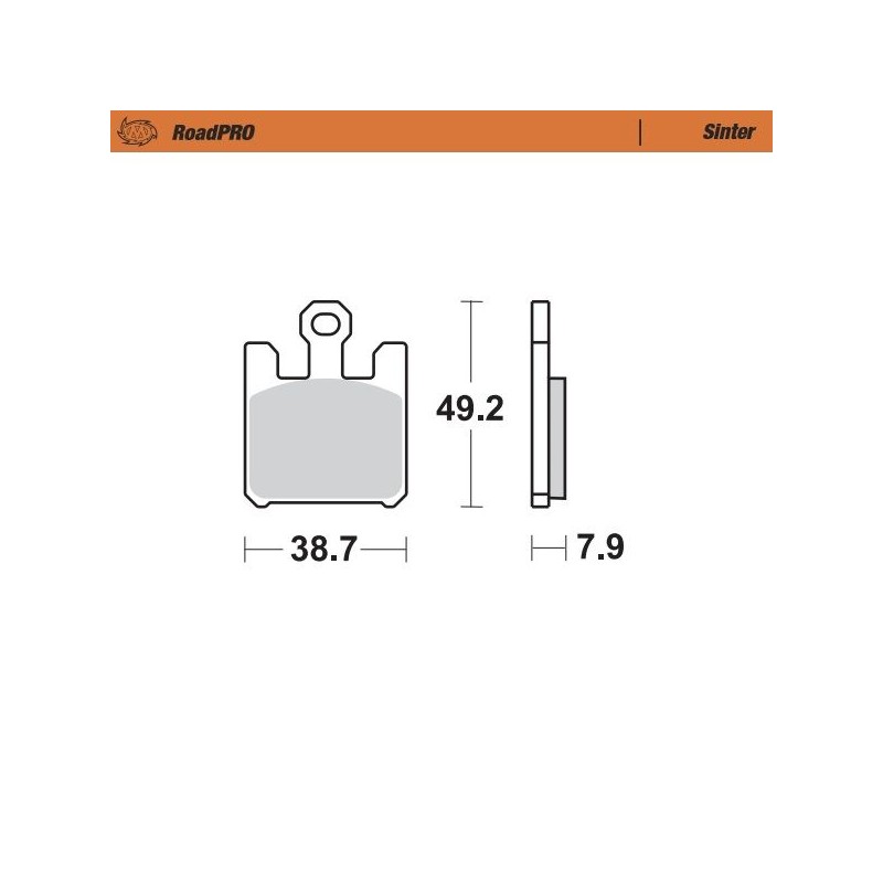 BRAKE PAD SINTER FRONT