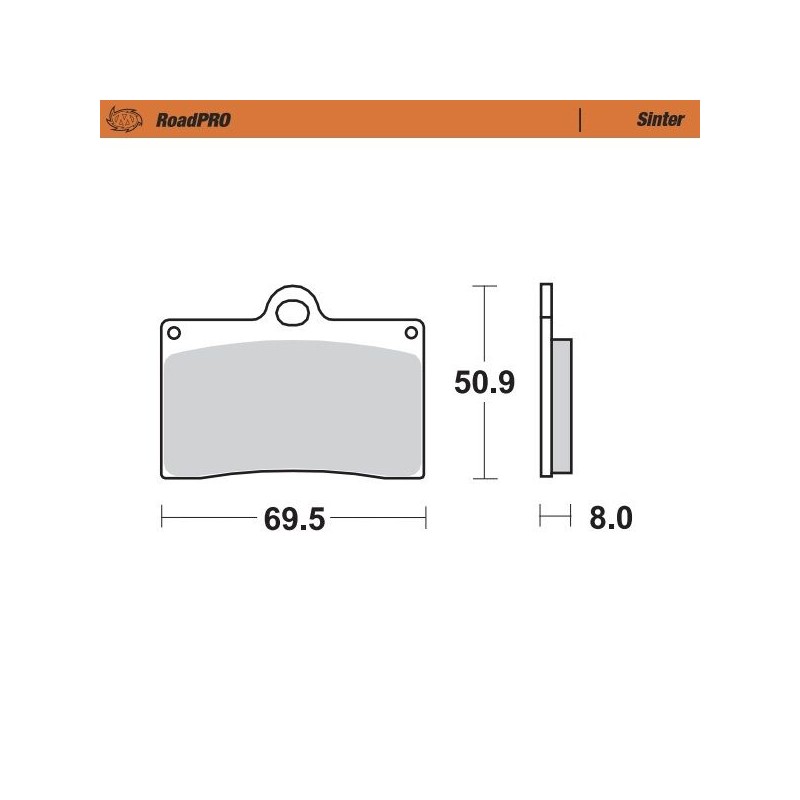 BRAKE PAD SINTER FRONT