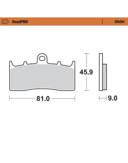 BRAKE PAD SINTER FRONT