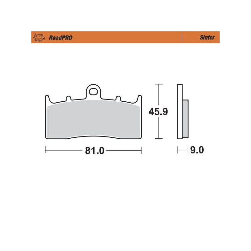 BRAKE PAD SINTER FRONT