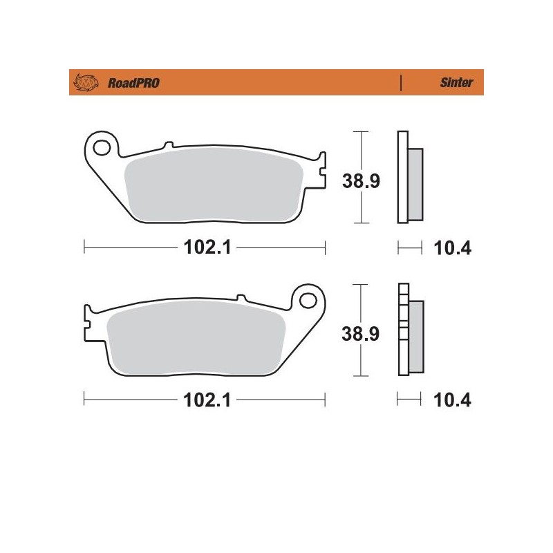 BRAKE PAD SINTER REAR