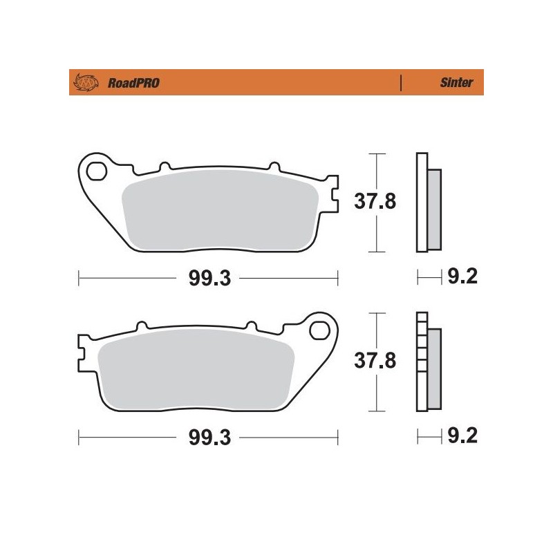 BRAKE PAD SINTER REAR