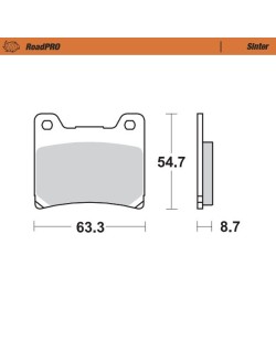 BRAKE PAD SINTER FRONT