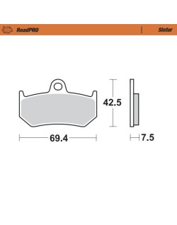 BRAKE PAD SINTER REAR