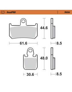 BRAKE PAD SINTER FRONT