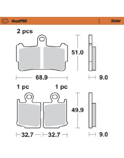 BRAKE PAD SINTER FRONT
