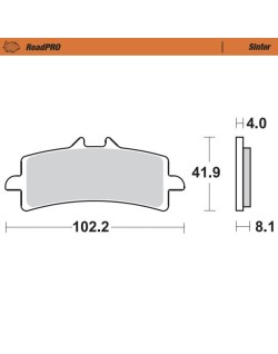 BRAKE PAD SINTER FRONT