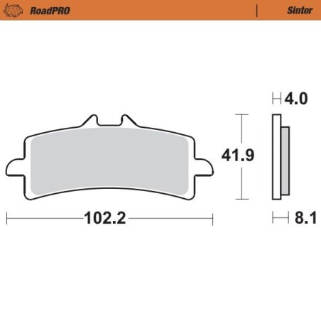 BRAKE PAD SINTER FRONT