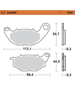 BRAKE PAD SINTER FRONT