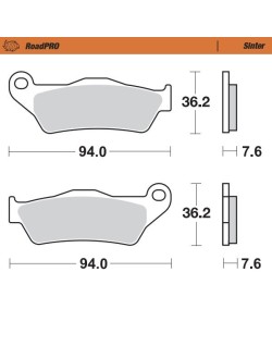 BRAKE PAD SINTER REAR