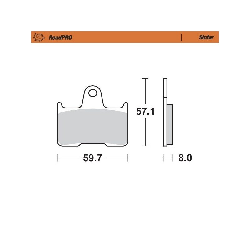 BRAKE PAD SINTER REAR