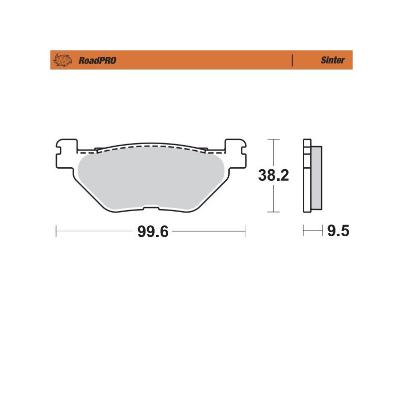 BRAKE PAD SINTER REAR