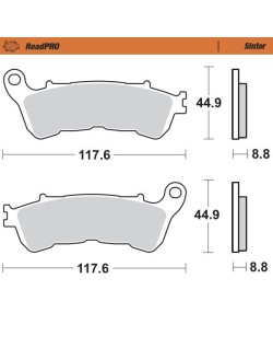 BRAKE PAD SINTER REAR