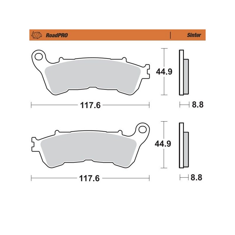 BRAKE PAD SINTER REAR