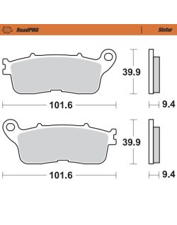 BRAKE PAD SINTER REAR