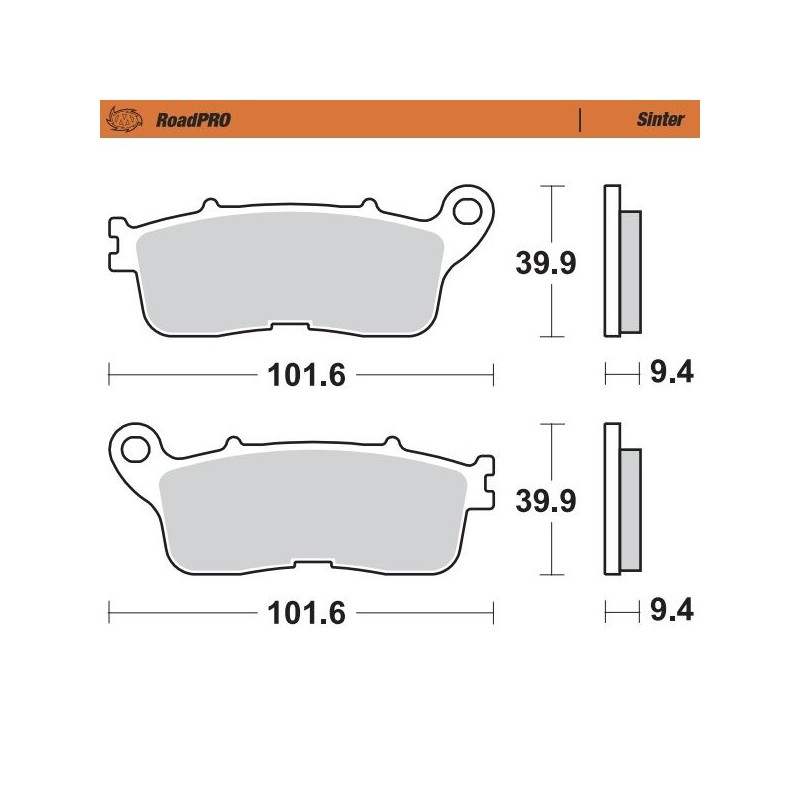 BRAKE PAD SINTER REAR