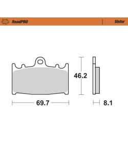 BRAKE PAD SINTER FRONT